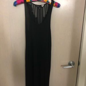 Black maxi dress